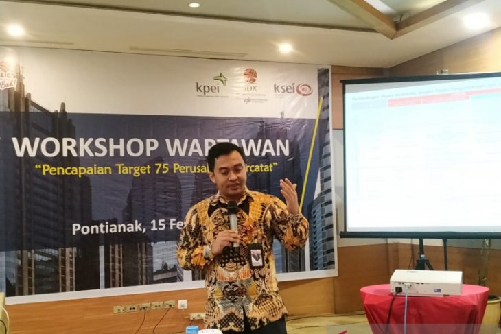 BEI Pontianak sosialisasikan manfaat perusahaan masuk pasar modal