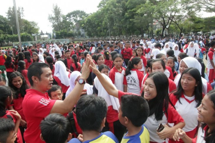 Guru olahraga di Pematangsiantar gelar pertandingan voli dan futsal