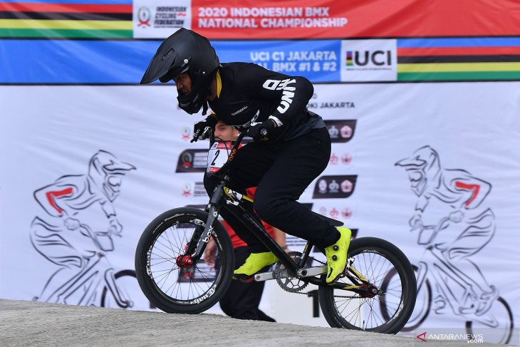 Meski cedera, Bagus Saputra juarai Kejurnas BMXICF 2020