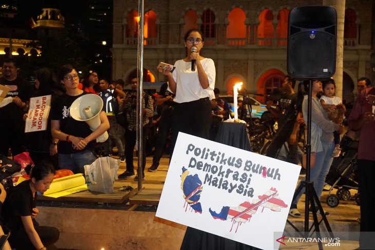Unjuk rasa matinya demokrasi di Malaysia