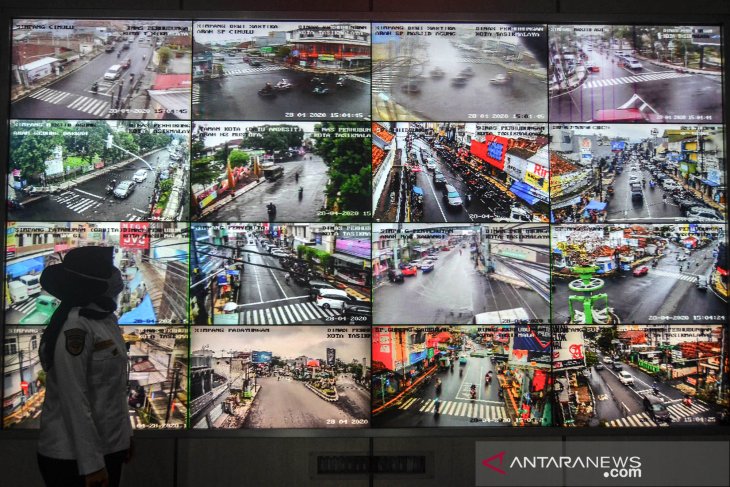 Pemantauan arus lalu lintas dengan CCTV