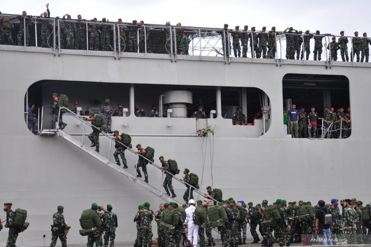 Pelepasan pasukan penjaga perbatasan RI – PNG
