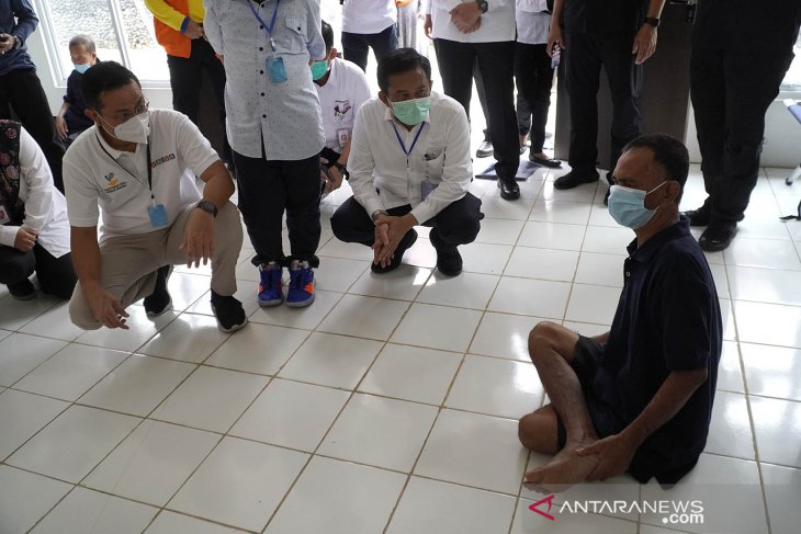 Mensos tinjau Balai Rehabilitasi Sosial eks gelandangan dan pengemis di Bekasi