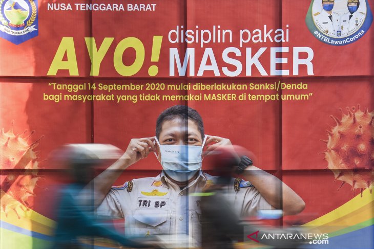 Pemprov NTB mulai berlakukan denda bagi warga yang tidak pakai masker