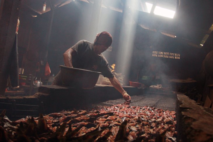 Industri kuliner ikan lele asap