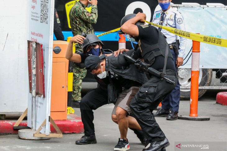 Simulasi antiterorisme Filipina