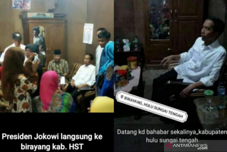 Beredar foto yang menyatakan Presiden Jokowi di HST, ternyata..