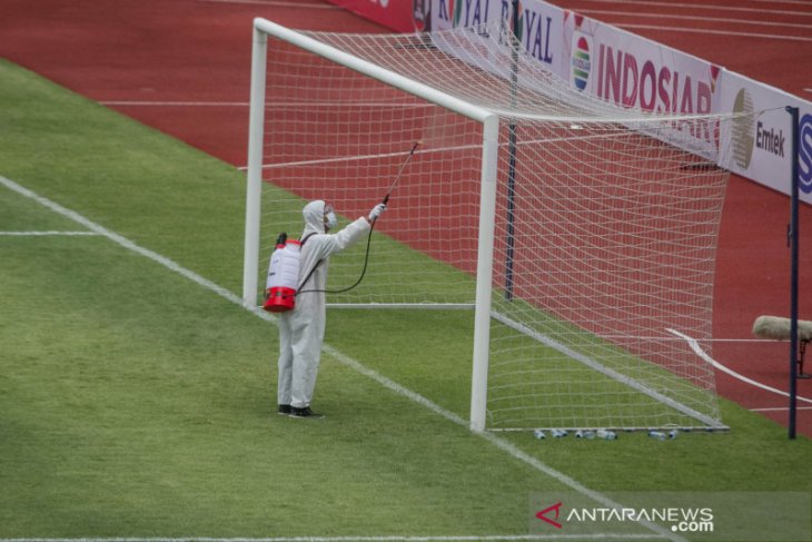 Protokol kesehatan Piala Menpora di stadion Manahan Solo