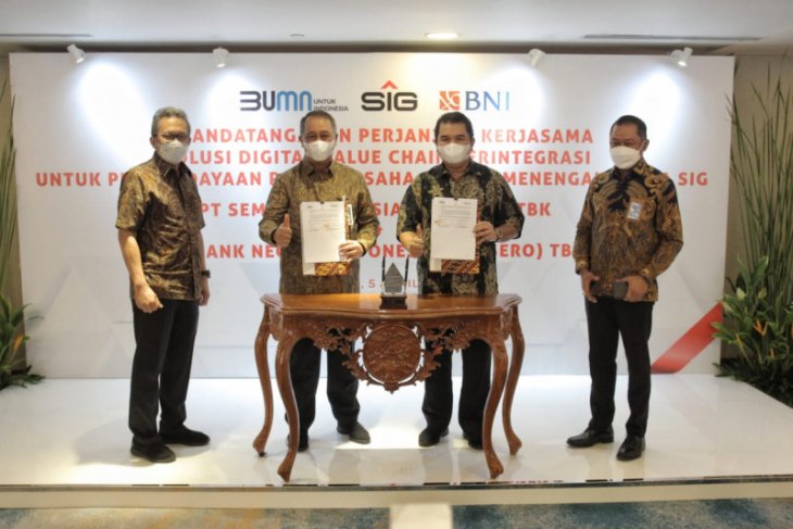 BNI-Semen Indonesia terapkan “digital value chain” terintegrasi