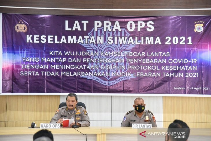 Ditlantas Polda Maluku akan gelar operasi keselamatan Siwalima 2021