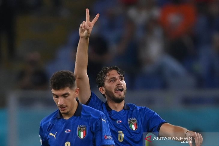 Locatelli dua gol, Italia tim tersubur sementara di Piala Eropa