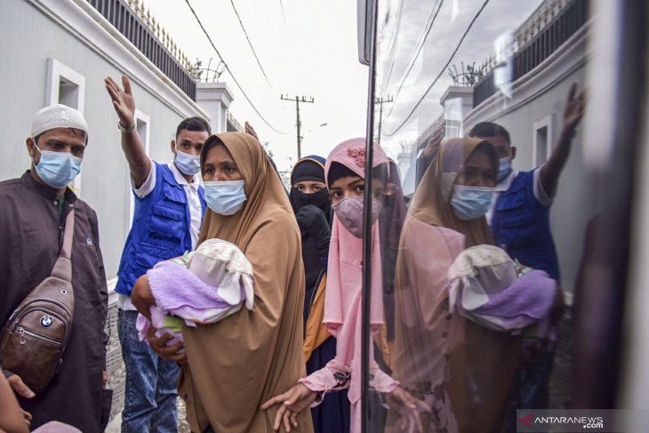 Imigran Rohingya direlokasi ke Medan