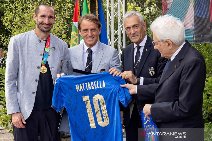 Juara Piala Eropa 2020, pemain Italia diundang khusus oleh Presiden Mattarella