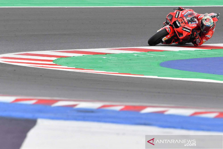Pebalap Francesco Bagnaia jadi kampiun di San Marino MotoGP