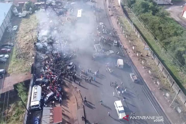 Ledakan dahsyat tangki bahan bakar di Sierra Leone