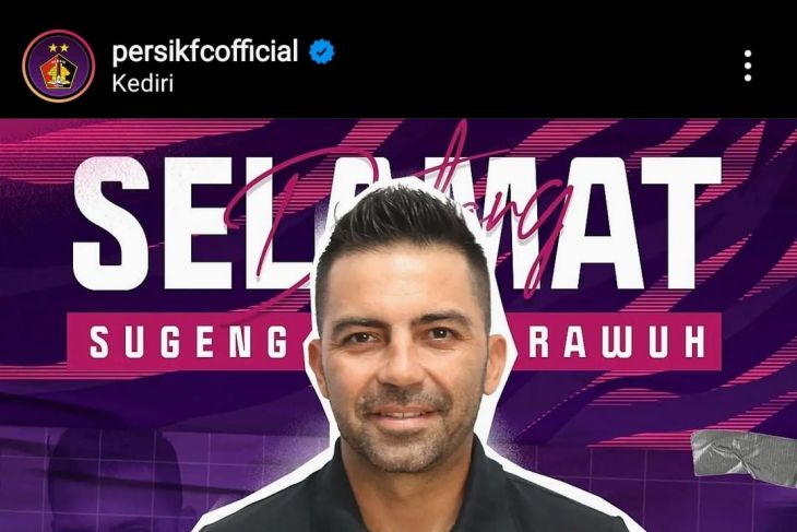 Liga 1: Persik Kediri tunjuk Javier Roca sebagai pelatih kepala