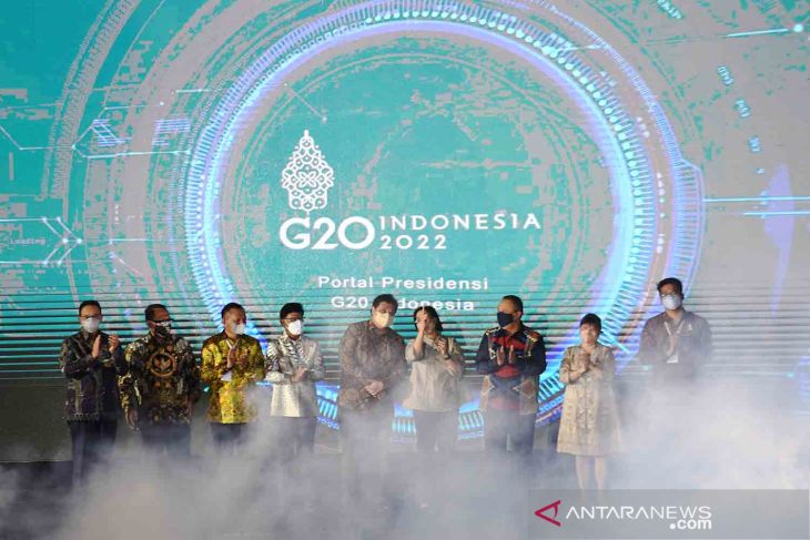 Upacara peresmian Presidensi G20 Indonesia