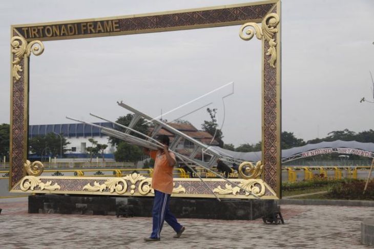 Tirtonadi Frame di Bendung Karet