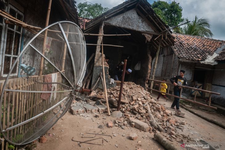Sebanyak 1.231 rumah rusak akibat gempa Banten