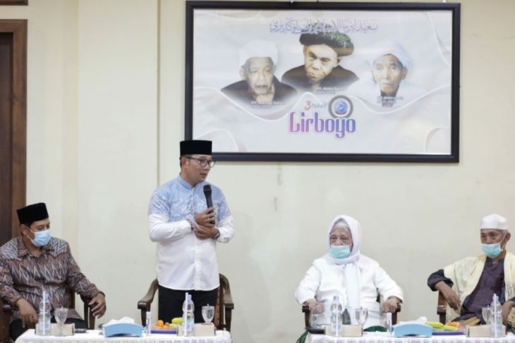 Gubernur Jabar Ridwan Kamil kunjungi Pesantren Lirboyo Kediri