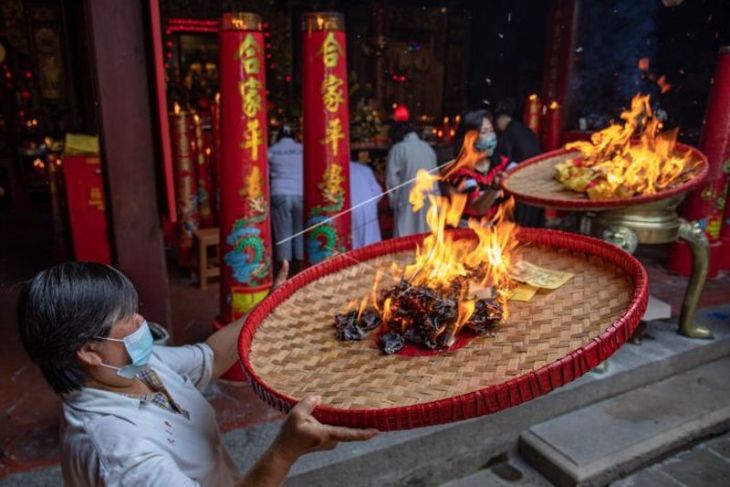 Ritual Ci Sin di Klenteng Tay Kak Sie