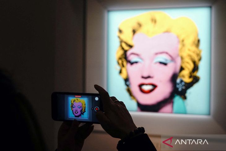 Lukisan potret Marilyn Monroe karya Warhol diprediksi laku Rp2,8 triliun