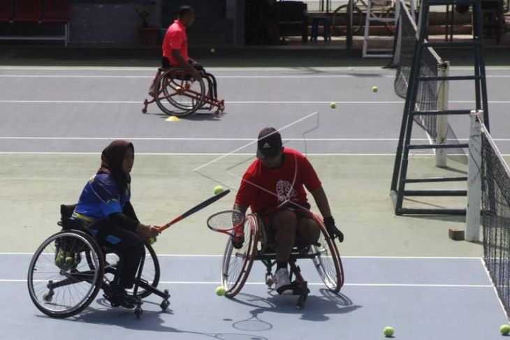 Pelatnas tenis kursi roda NPC