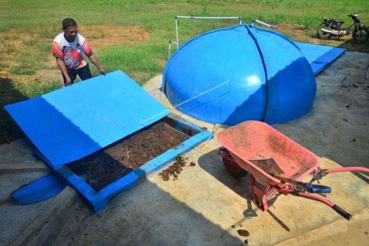 Instalasi pembuatan biogas