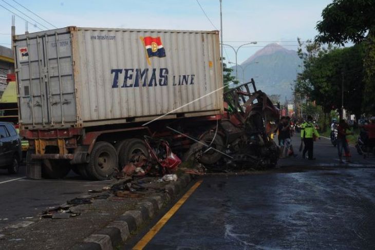 Kecelakaan truk di Boyolali