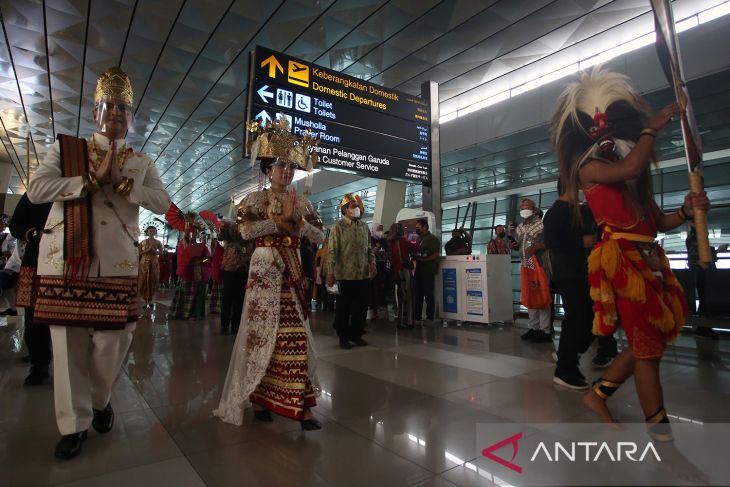 Uniknya peringatan harkitnas di bandara Soekarno Hatta