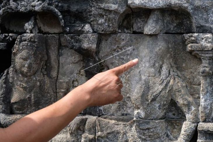 Kerusakan struktur Candi Borobudur