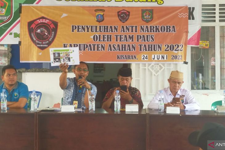 Tim Paus Asahan road show sosialisasi bahaya narkoba di kelurahan