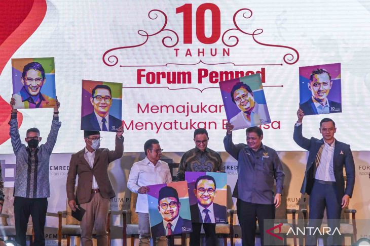 Sejumlah tokoh nasional hadiri 10 Tahun Forum Pemred