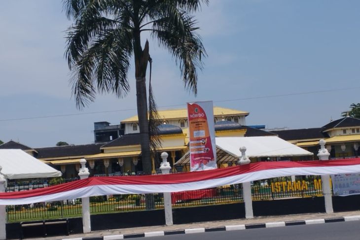 Istana Maimun Medan semakin megah sambut HUT Kemerdekaan