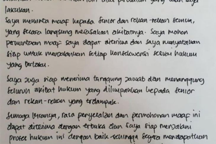 Begini Isi Lengkap Surat Permintaan Maaf Ferdy Sambo Tulis Kepada