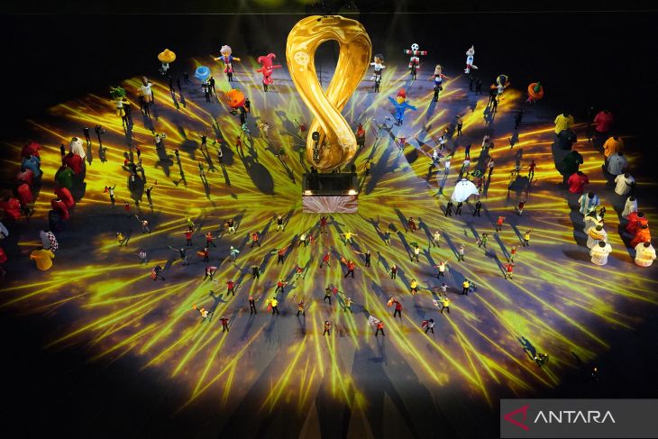 Gebyar pembukaan Piala Dunia Qatar 2022