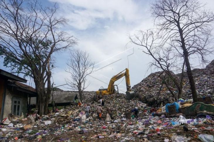 Timbulan sampah di Indonesia 18,30 juta ton per tahun