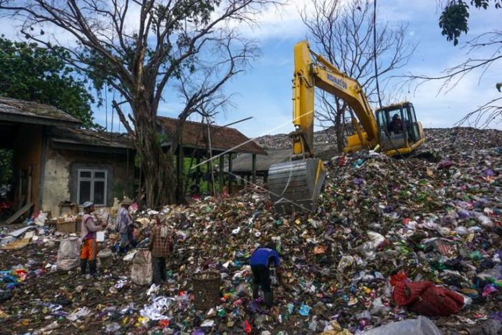 Timbulan sampah di Indonesia 18,30 juta ton per tahun