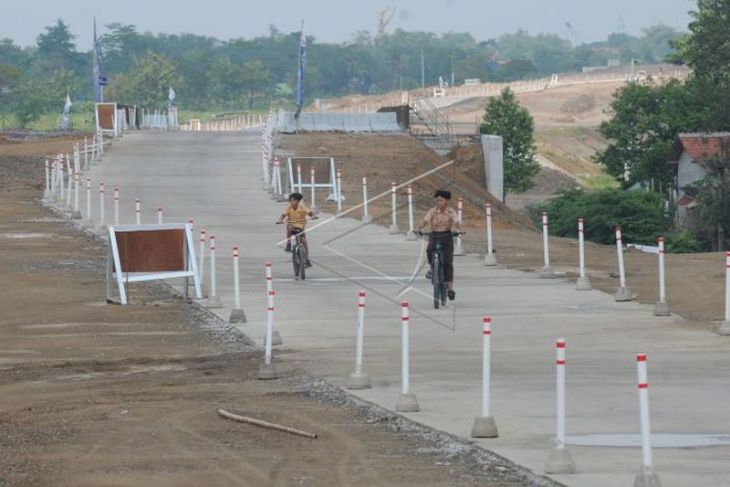 Arus balik di jalan tol fungsional Solo-Yogyakarta