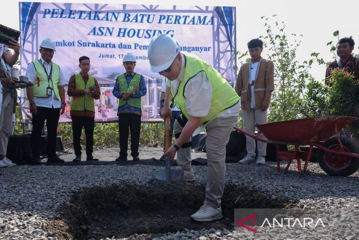 Peletakan batu pertama pembangunan ASN Housing 