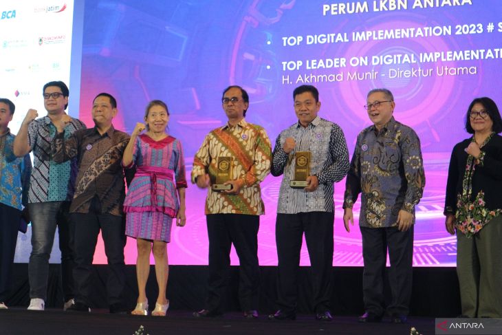 LKBN ANTARA meraih dua penghargaan digital teratas 2023