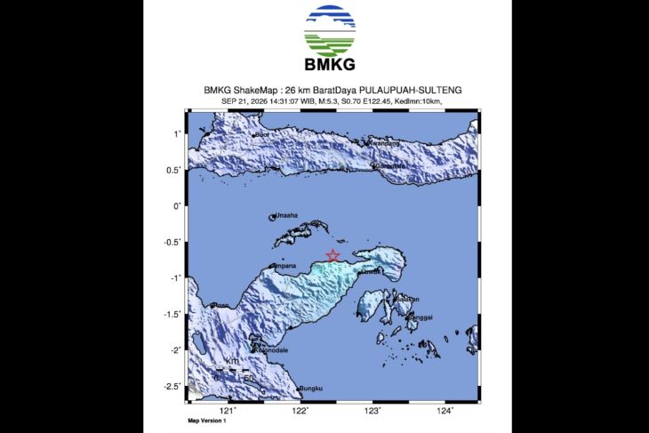 Gempa magnitudo 6.1 guncang Sumba Barat Daya NTT