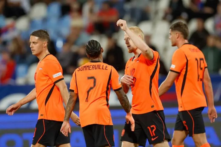 UEFA Nation League 2026, Mexx Meerdink bawa Belanda kalahkan Serbia 2-1