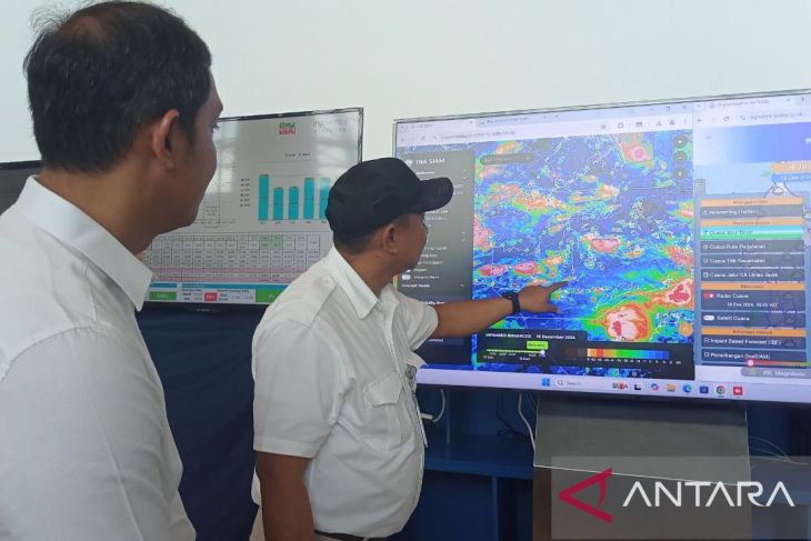 Cuaca Rabu, Mayoritas kota besar alami berawan-hujan ringan