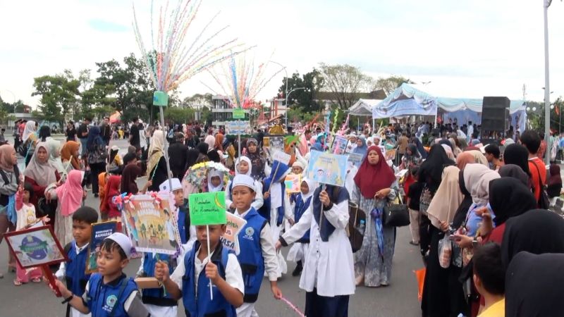 Pawai Tarhib semarakkan siar sambut Ramadan 1447 H di Palangka Raya