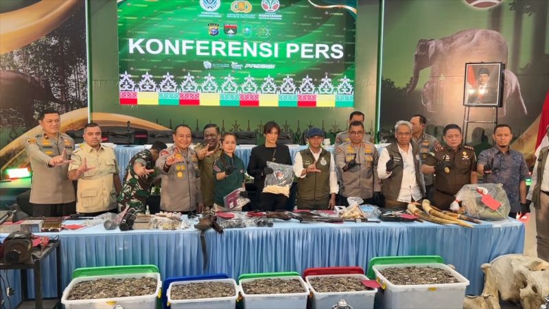 Polda Riau bongkar sindikat perburuan satwa antar-provinsi