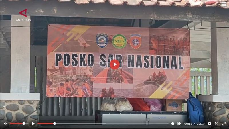 Pencarian lima jurnalis di perairan Selat Sunda, Basarnas sisir Pulau Rakata dan Panjang - VIDEO