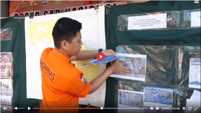 Pencarian hari ke-7, tim SAR fokus ke wilayah ditemukannya "life jacket" - VIDEO