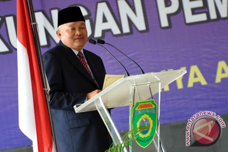 Gubernur Sumsel lantik empat pejabat bupati