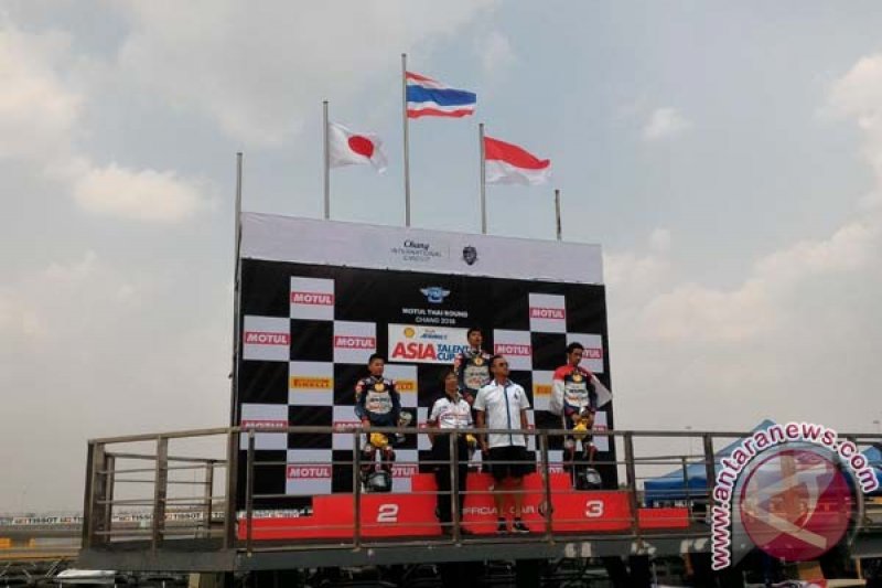 Pebalap Sulsel naik podium kejuaraan Asia